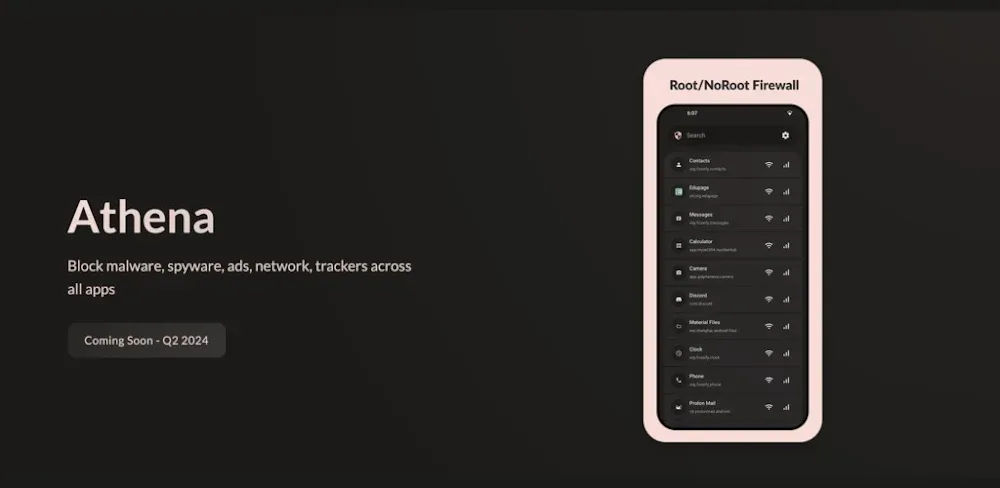 Athena: Firewall & Adblocker