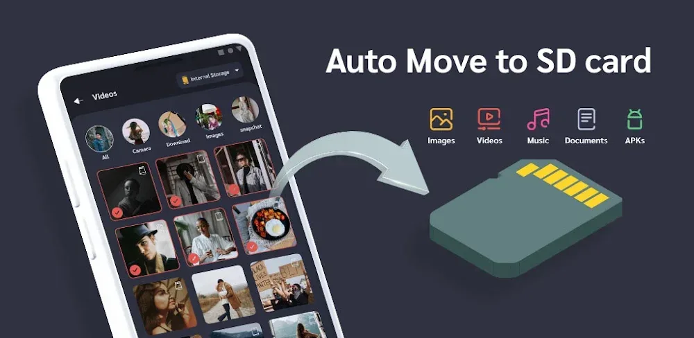 Auto Move To SD Card