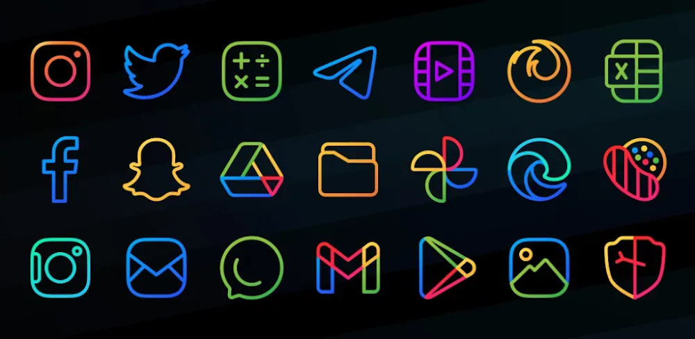 Caelus: Linear Icon Pack