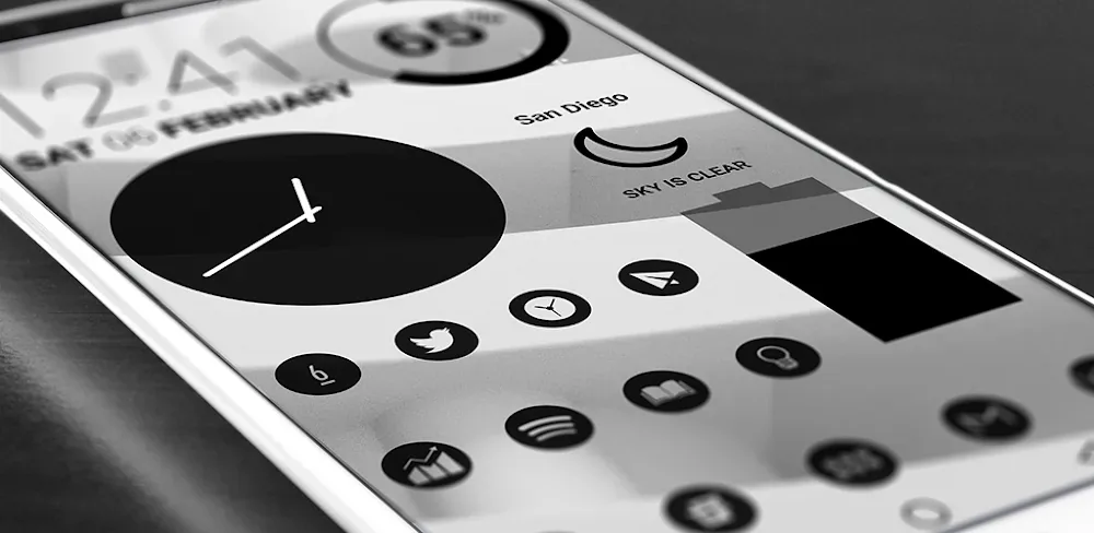 Dark Void Pro – Black Icons