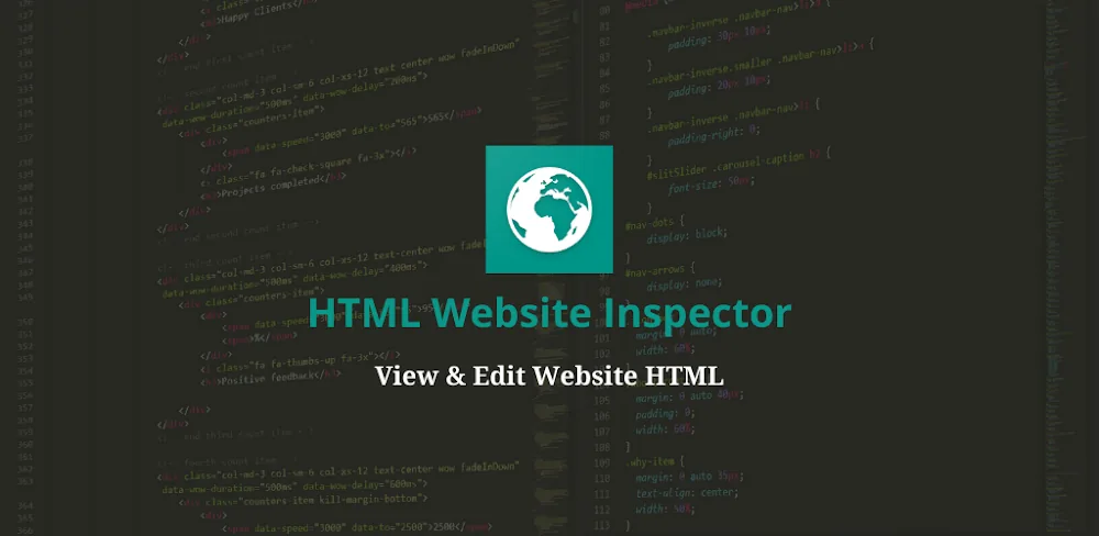 HTML Website Inspector Editor