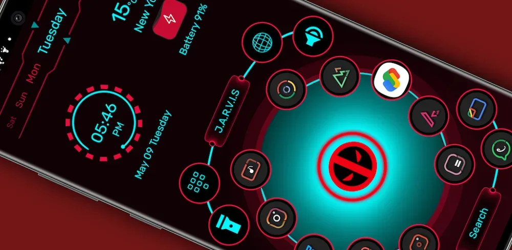Jarvis Scifi: Epic Launcher