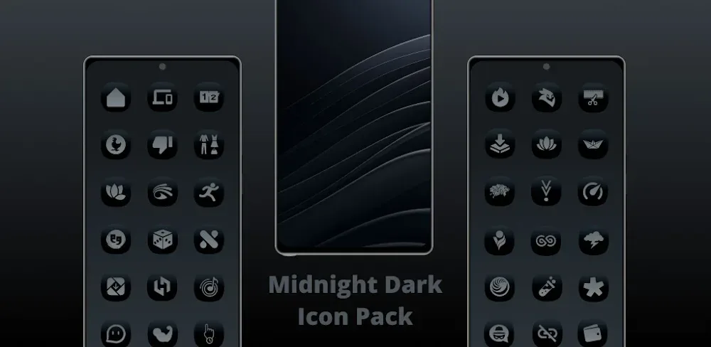 Midnight Dark – Icon Pack