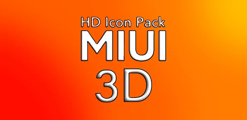 MIUl 3D – Icon Pack