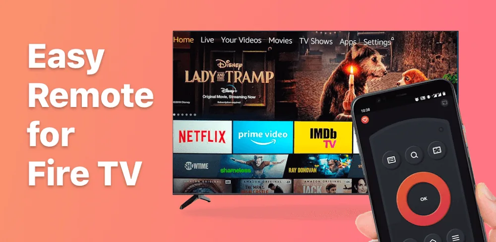 Remote for Fire TV & FireStick