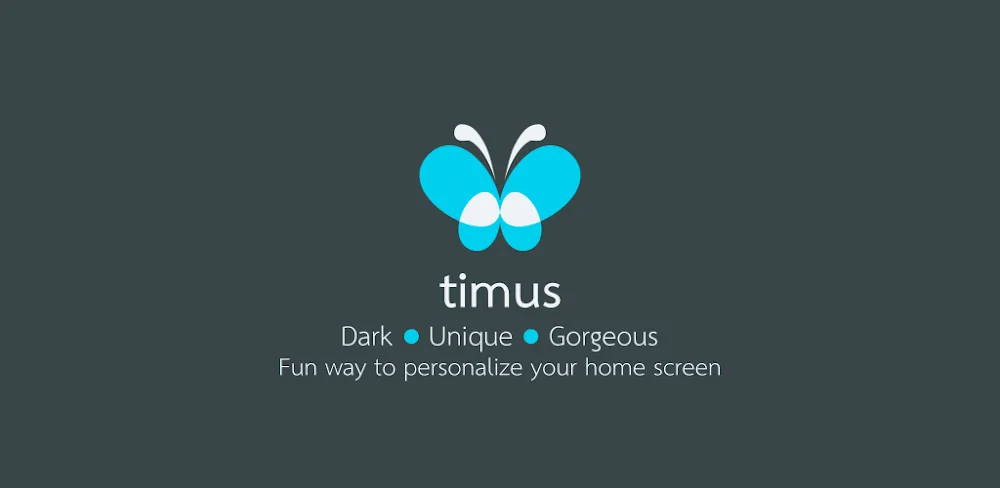 Timus: Squircle Dark Icon Pack