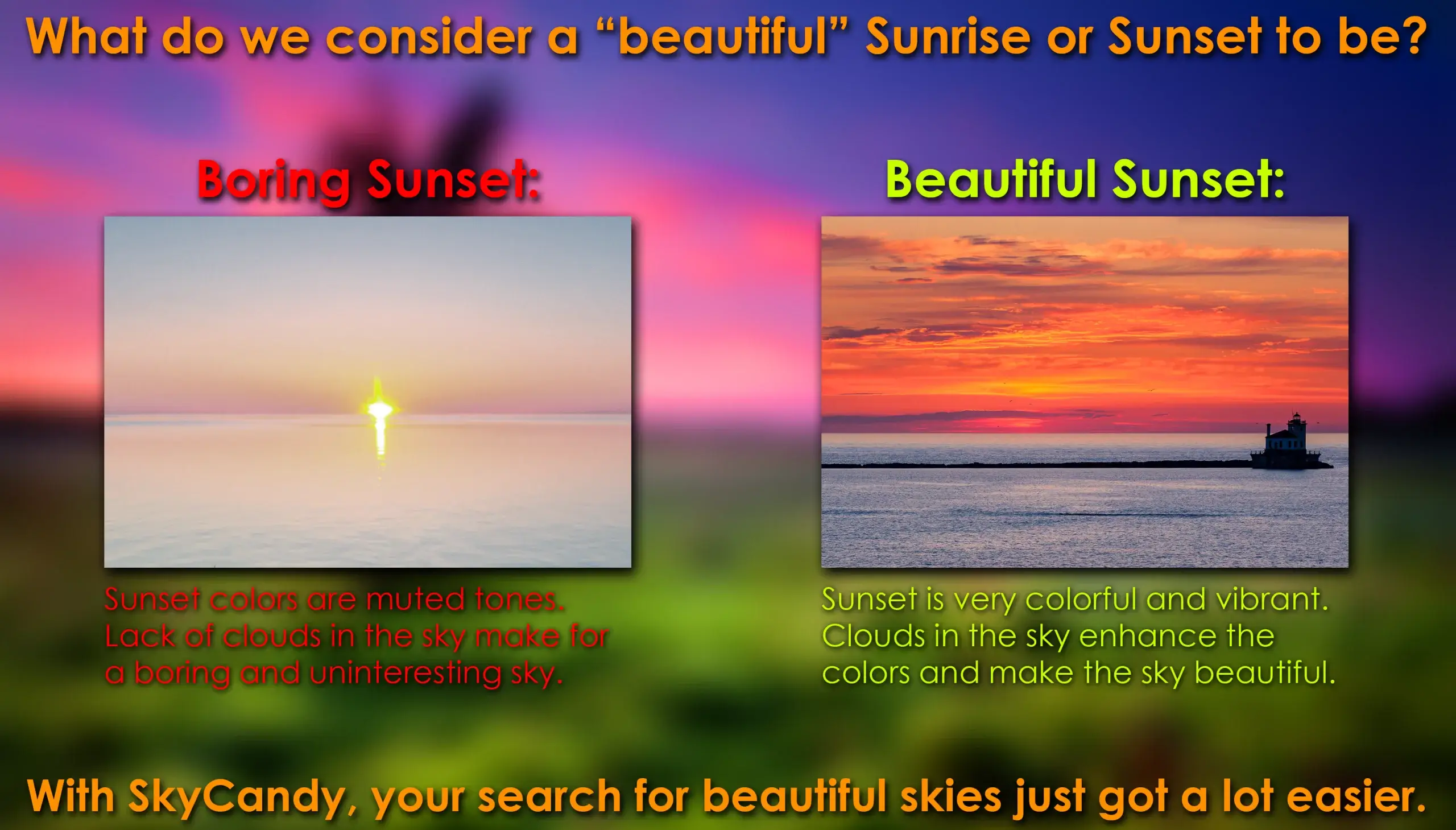 SkyCandy – Sunset Forecast App