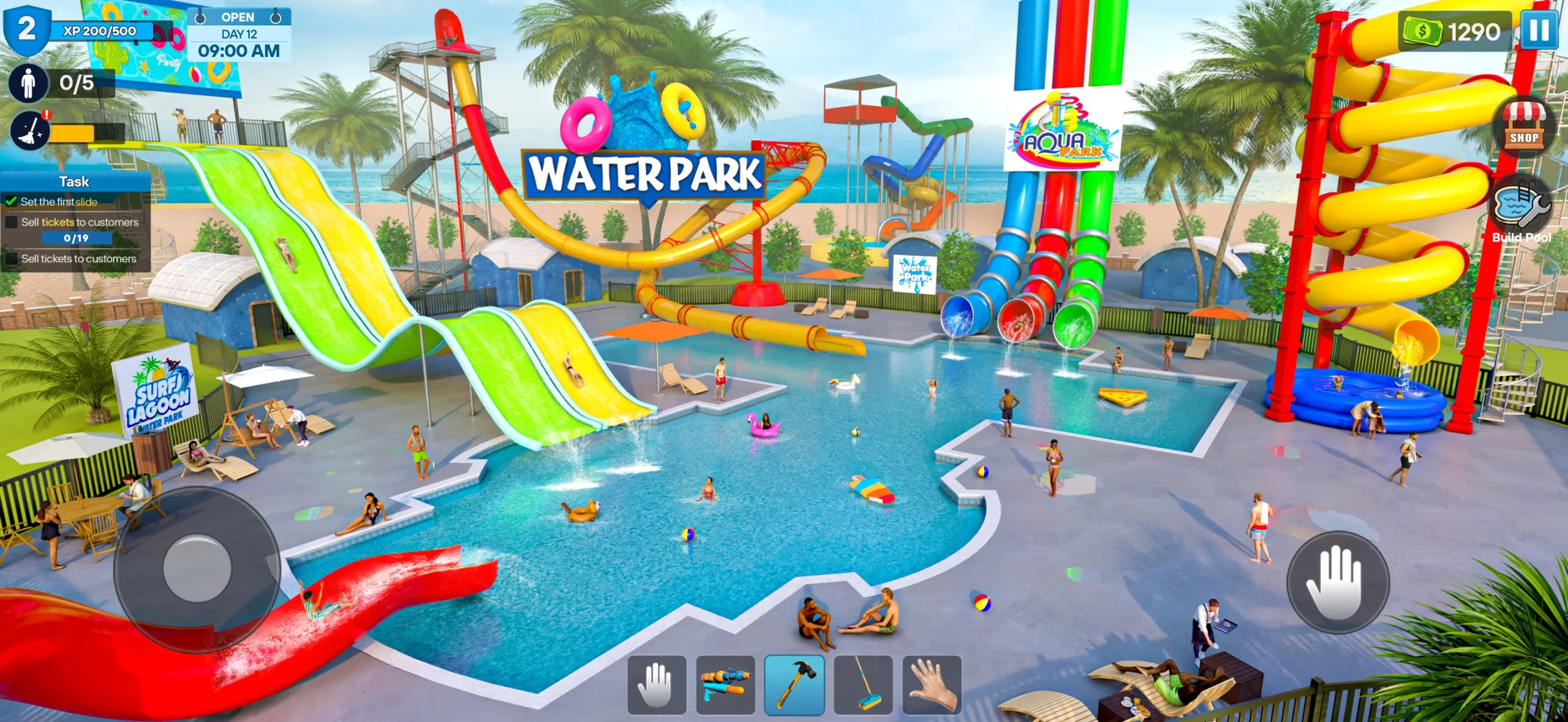Waterpark Swimming Simulator