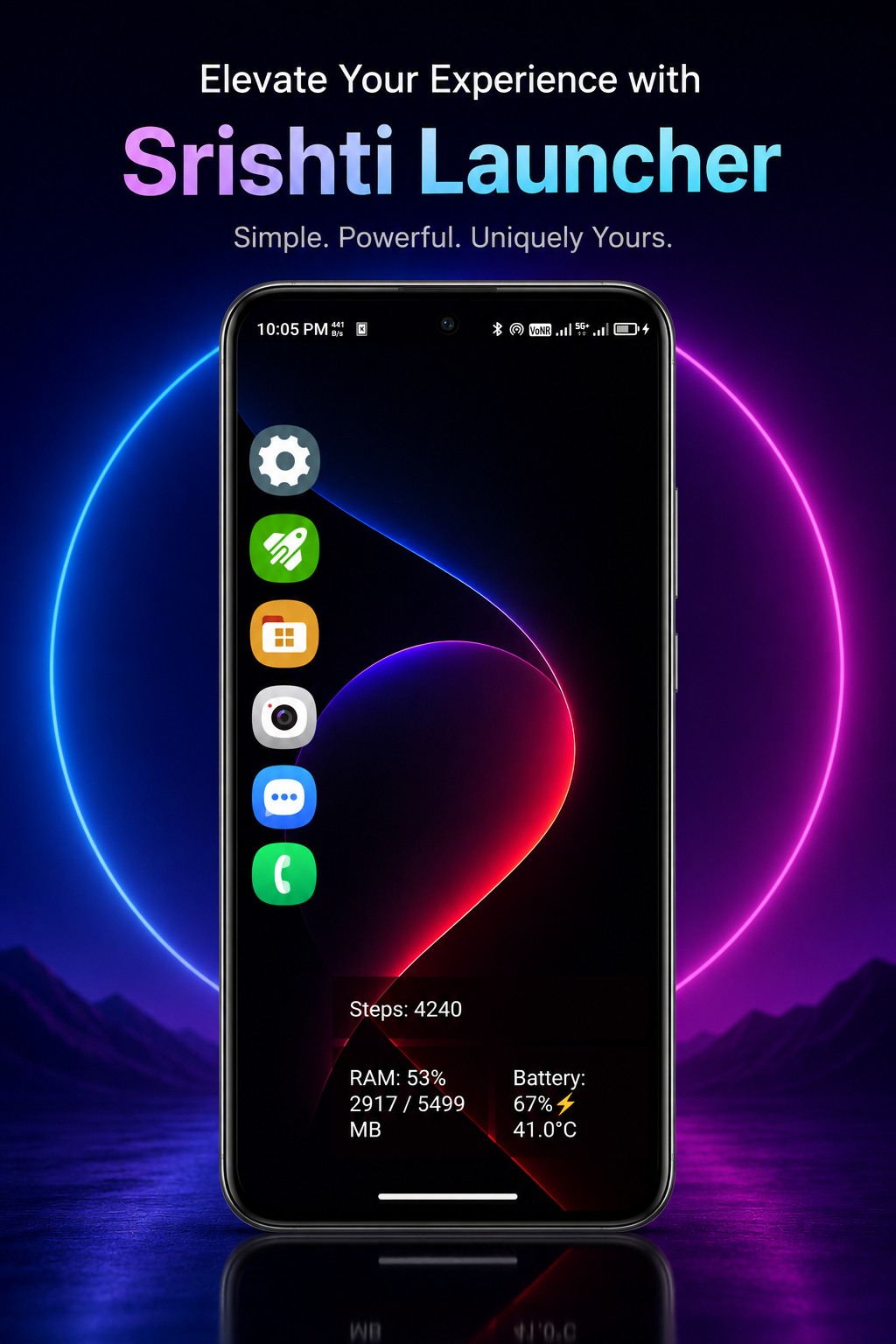 Minimal Launcher : Srishti Pro