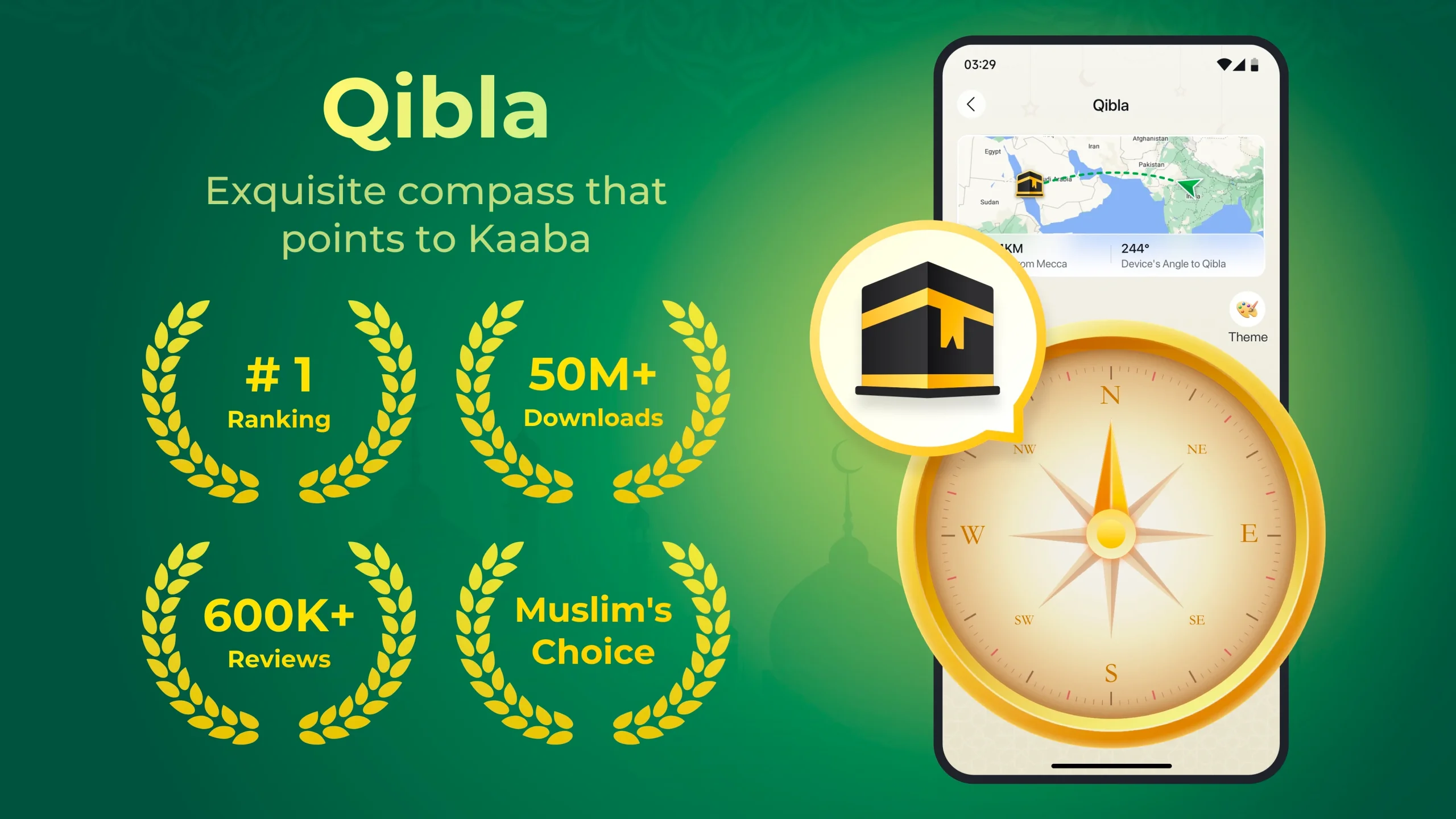 WeMuslim: Athan, Qibla&Quran