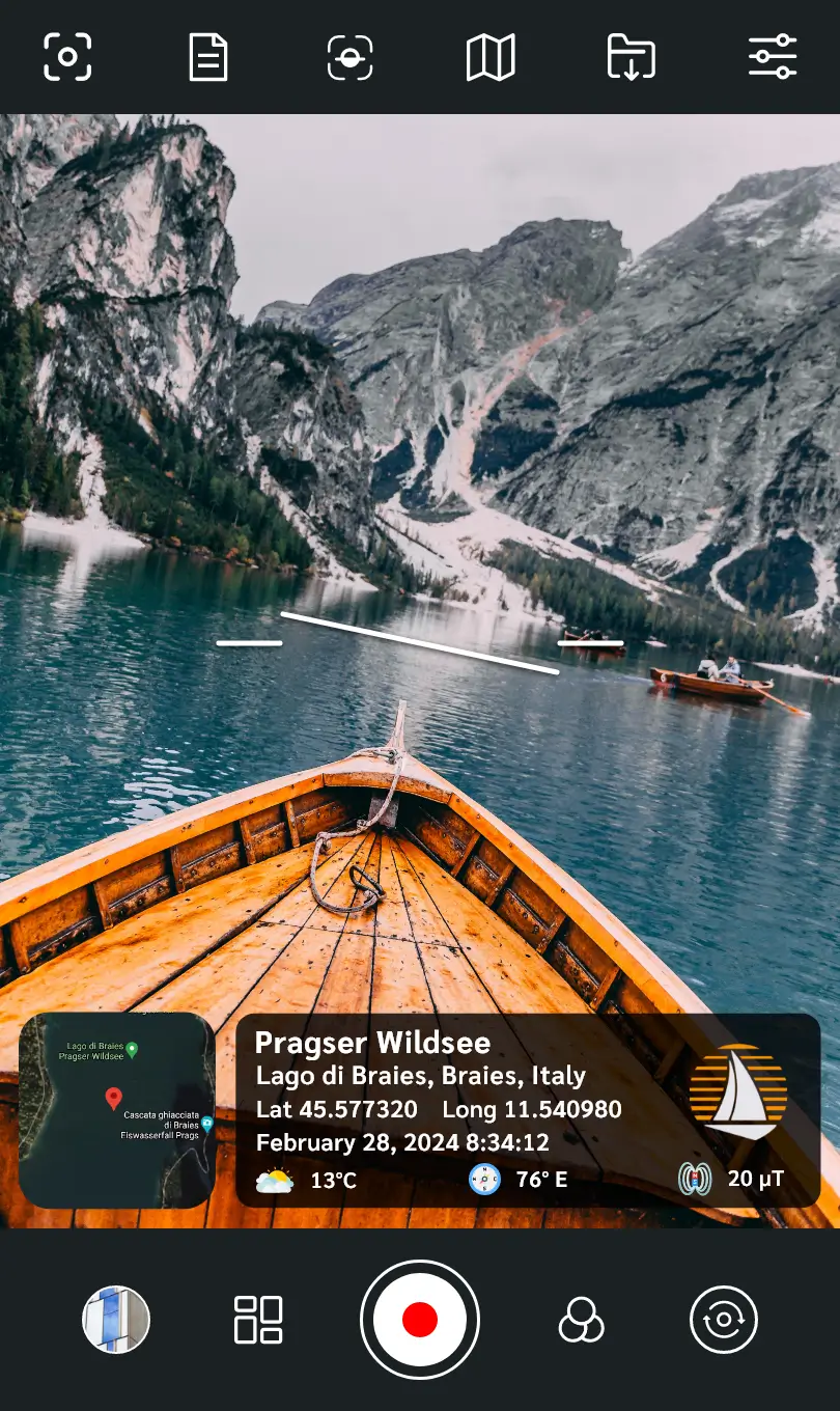 GPS Map Video Camera
