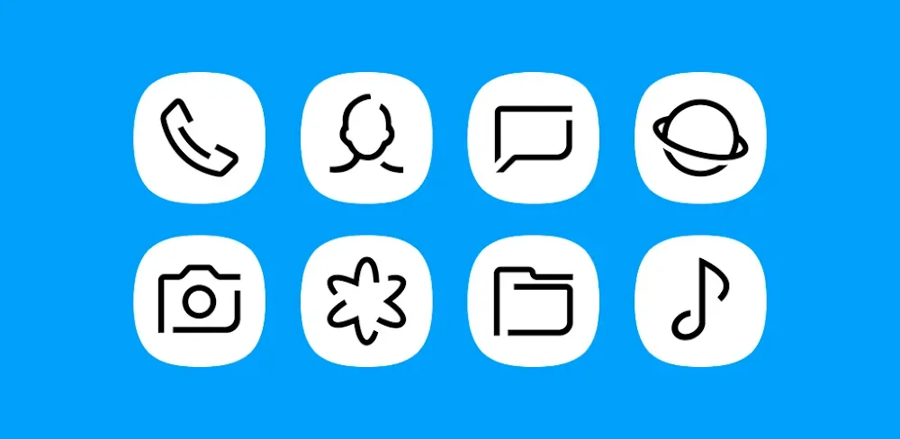 Whiux White – Icon Pack