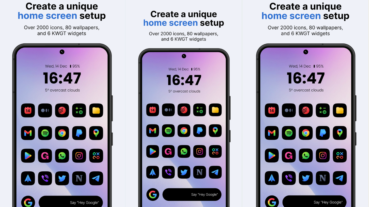 Ares Black: Dark Icon Pack