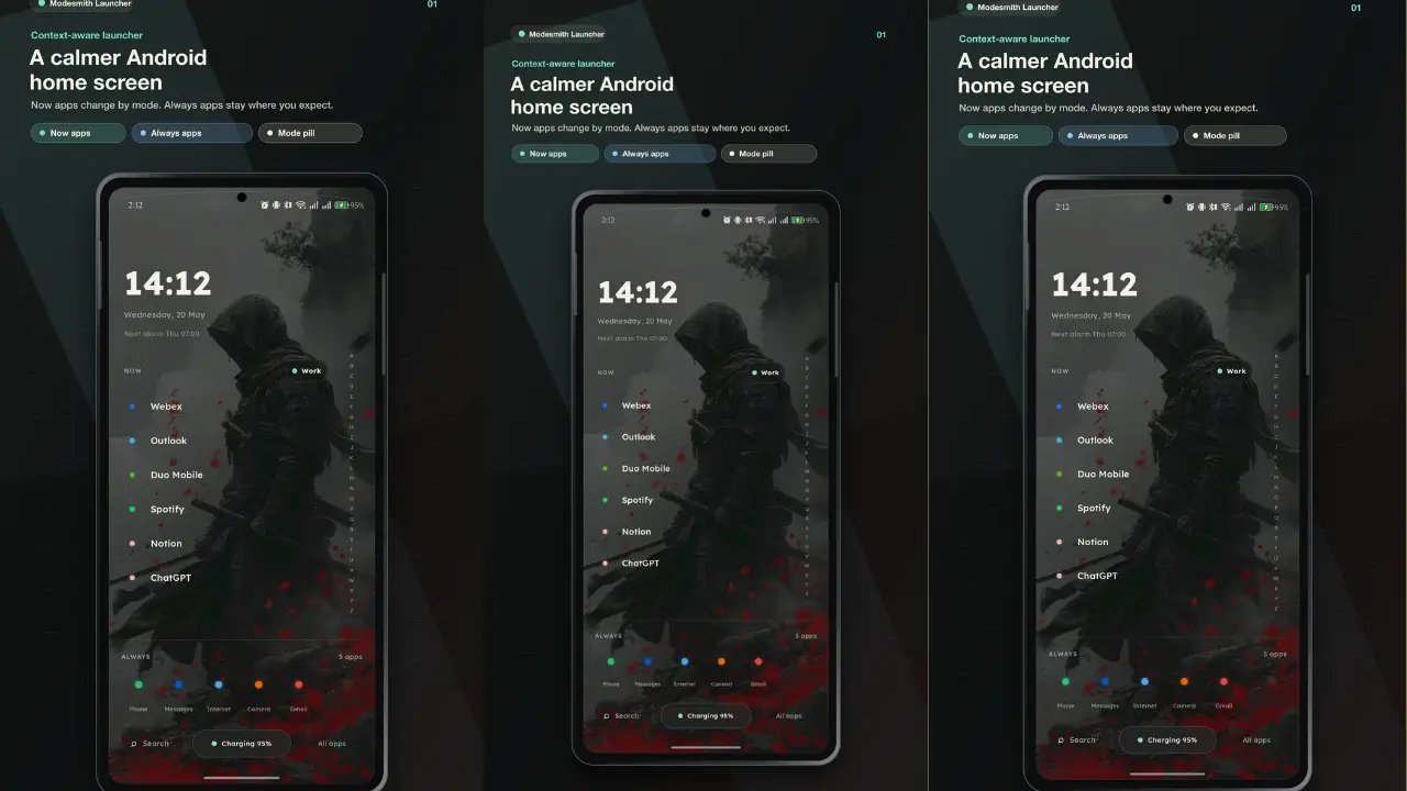 Modesmith Minimal Launcher