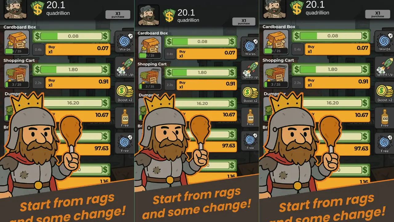 Trash Tycoon: Idle Trampire