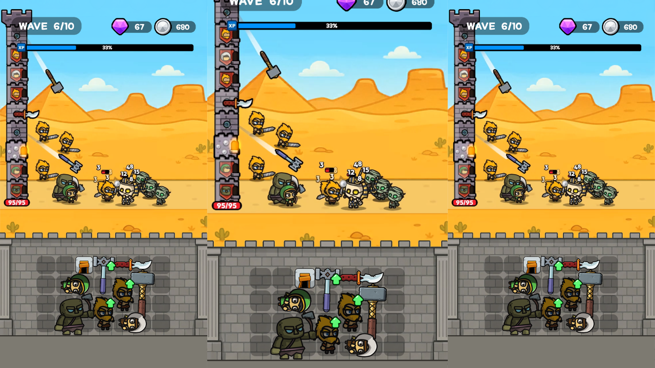 Backpack Castle Heroes