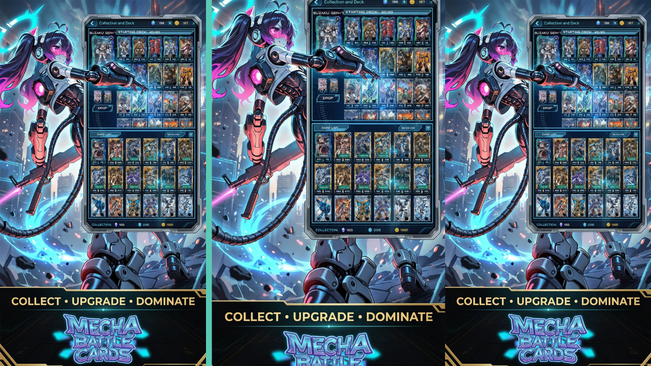 Mecha Battle Cards