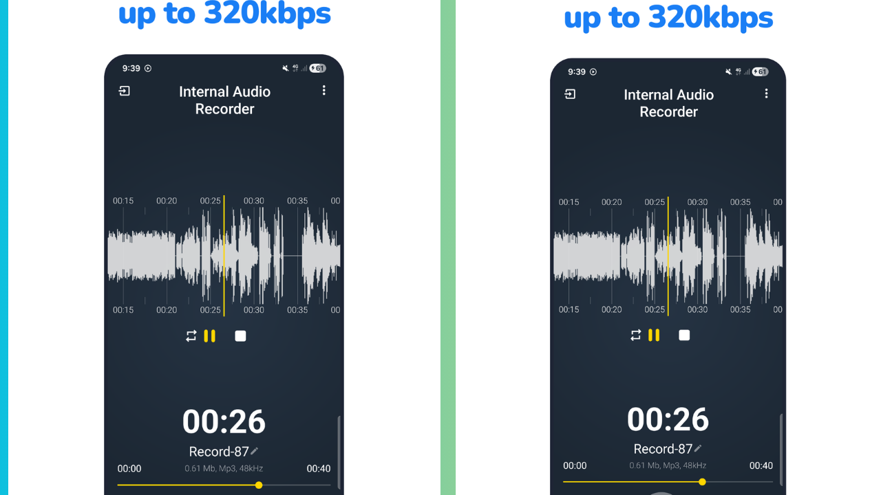 Internal Audio Recorder Sound