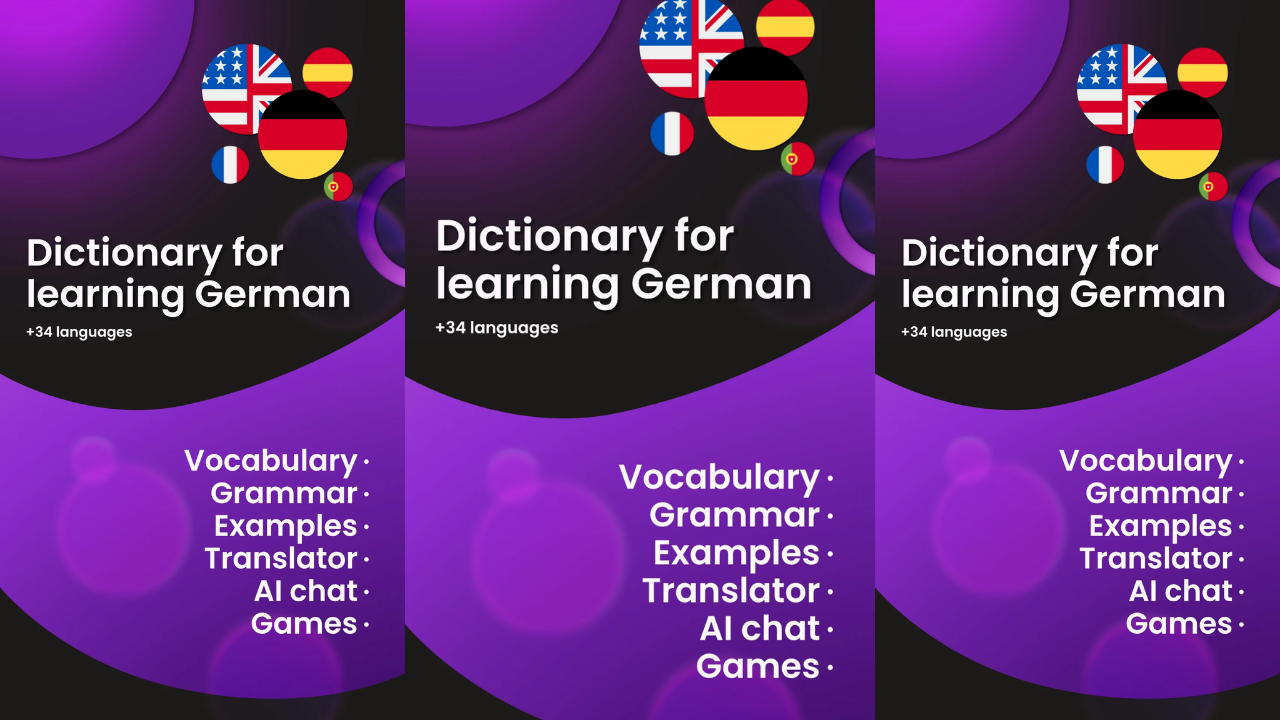German Dictionary for Learners
