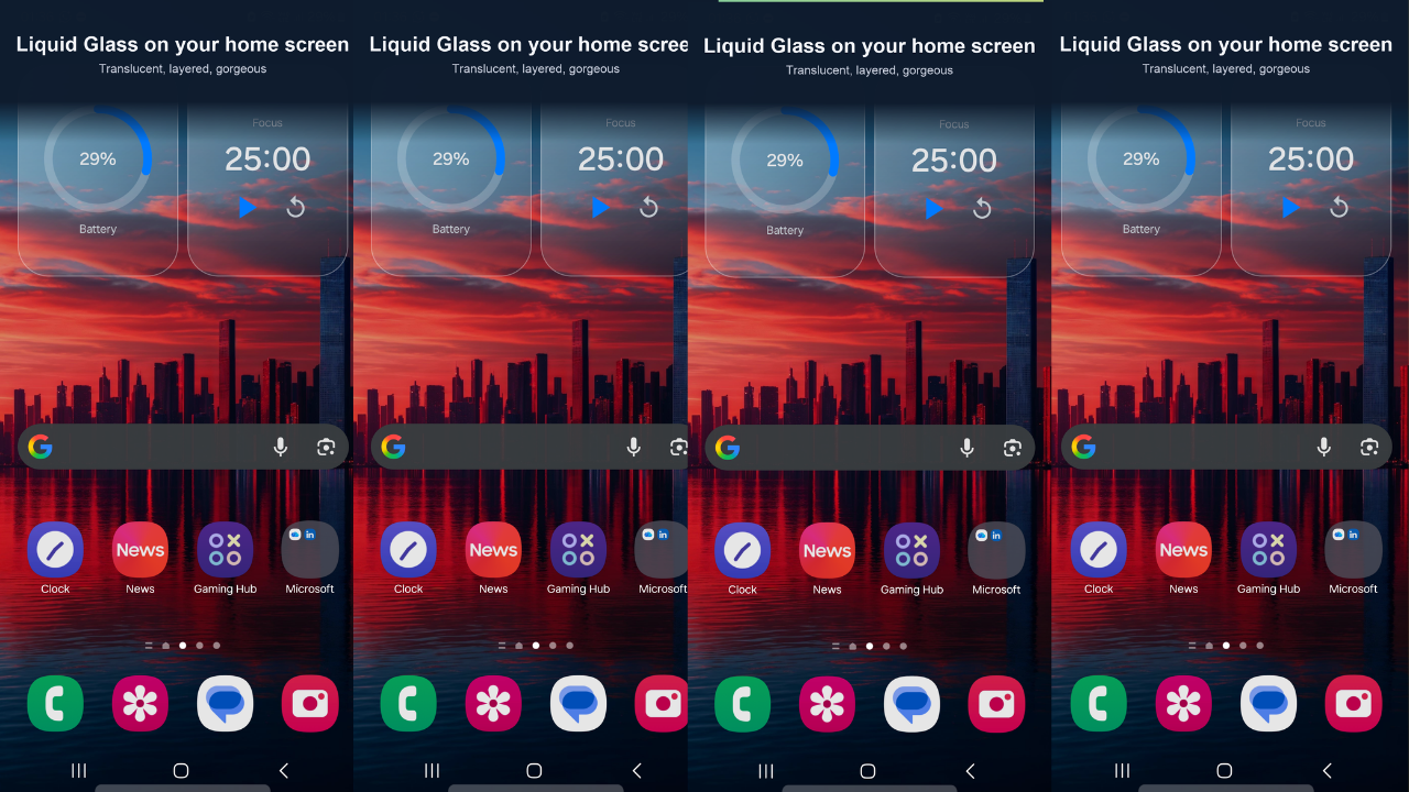 Aura Glass Widgets