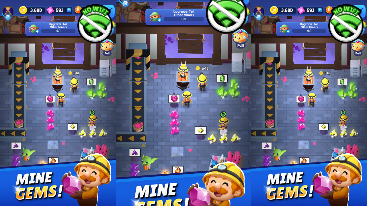 Idle Mine! Tycoon Mining Game