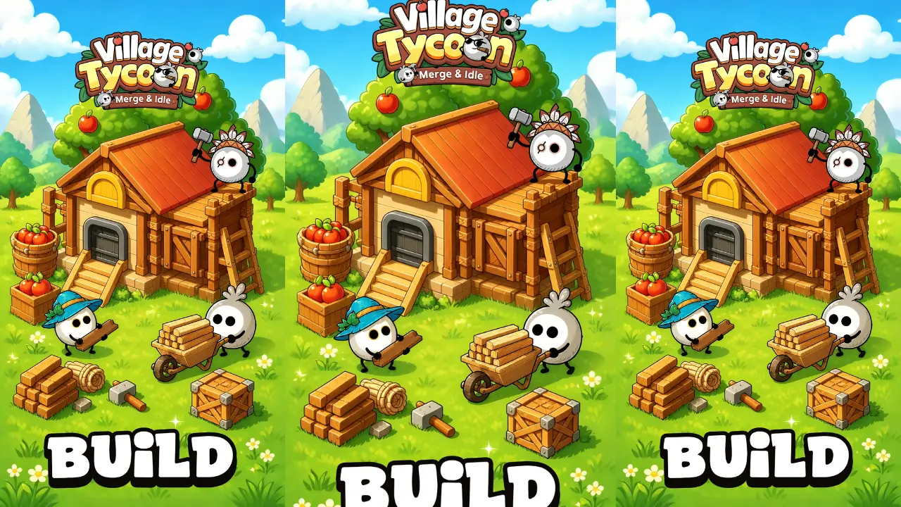 Village Tycoon: Merge & Idle
