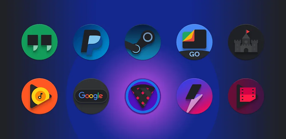 Baked Dark Icon Pack