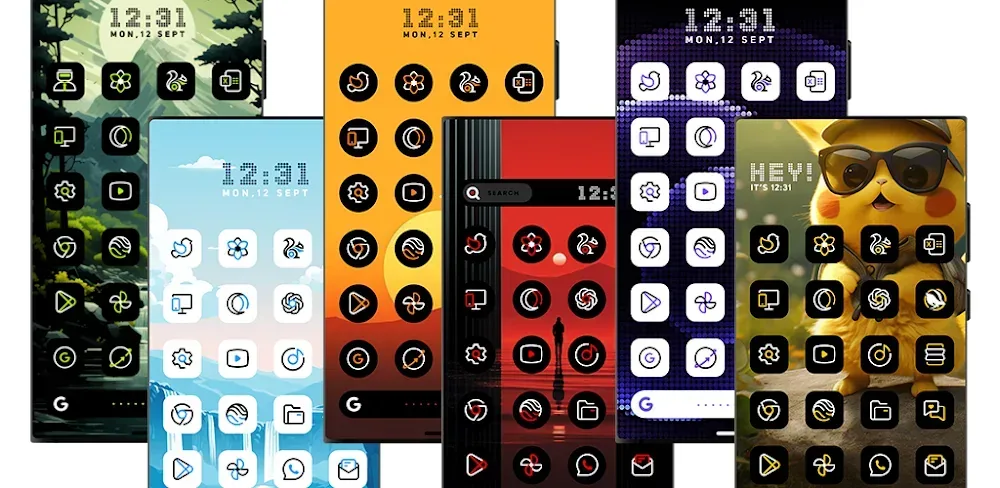 LineX Adaptive IconPack