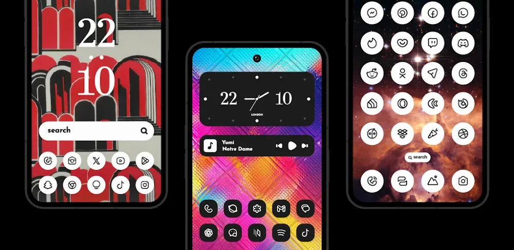 Nothing Line: Adaptive icons
