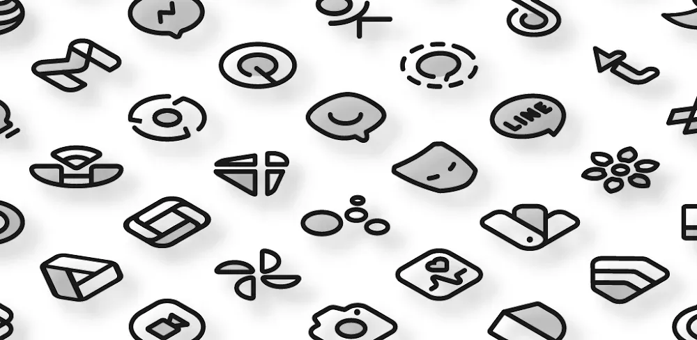 PHANTOM BLACK: Two tone icons