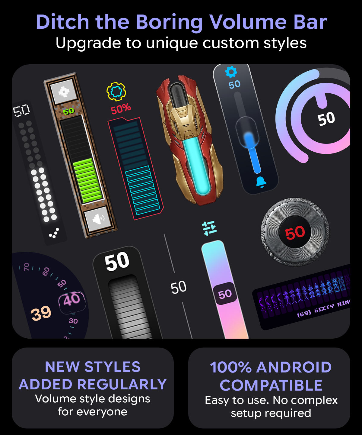 Volume Control Styles SynEdge