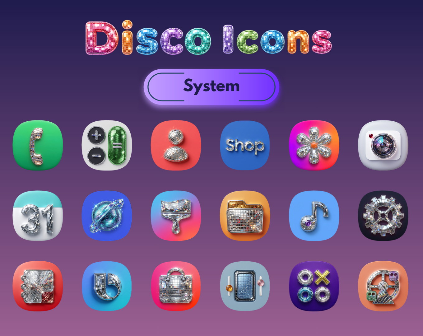 Disco Icon Pack