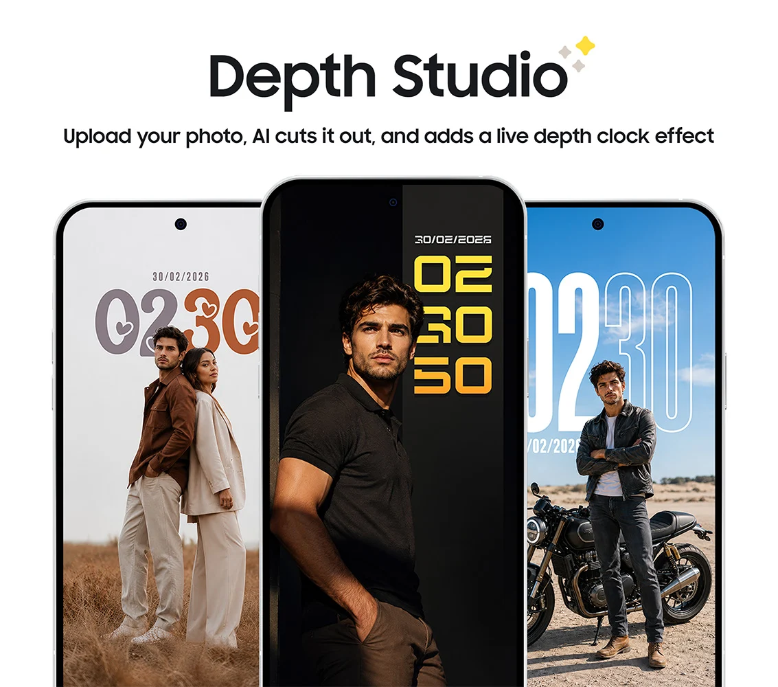 Depth Studio: AI Photo Clock