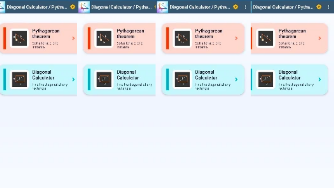 Pythagorean theorem calculator