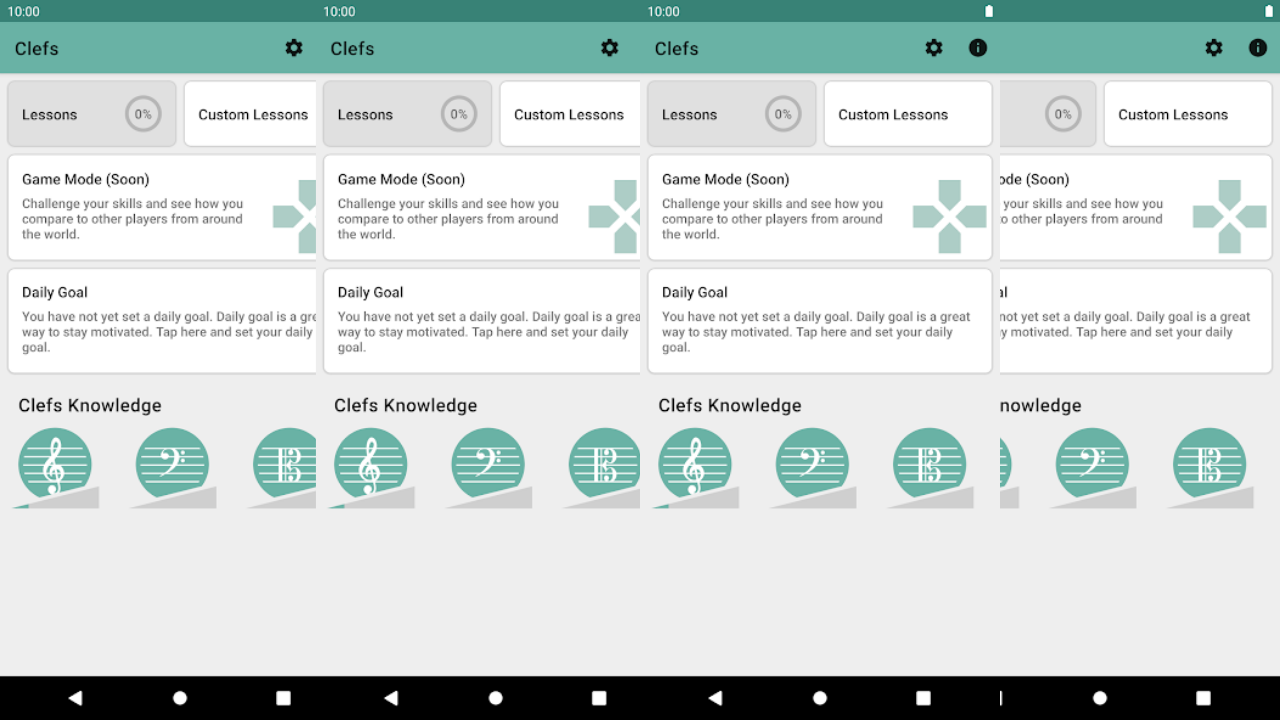 Clefs: Music Reading Trainer