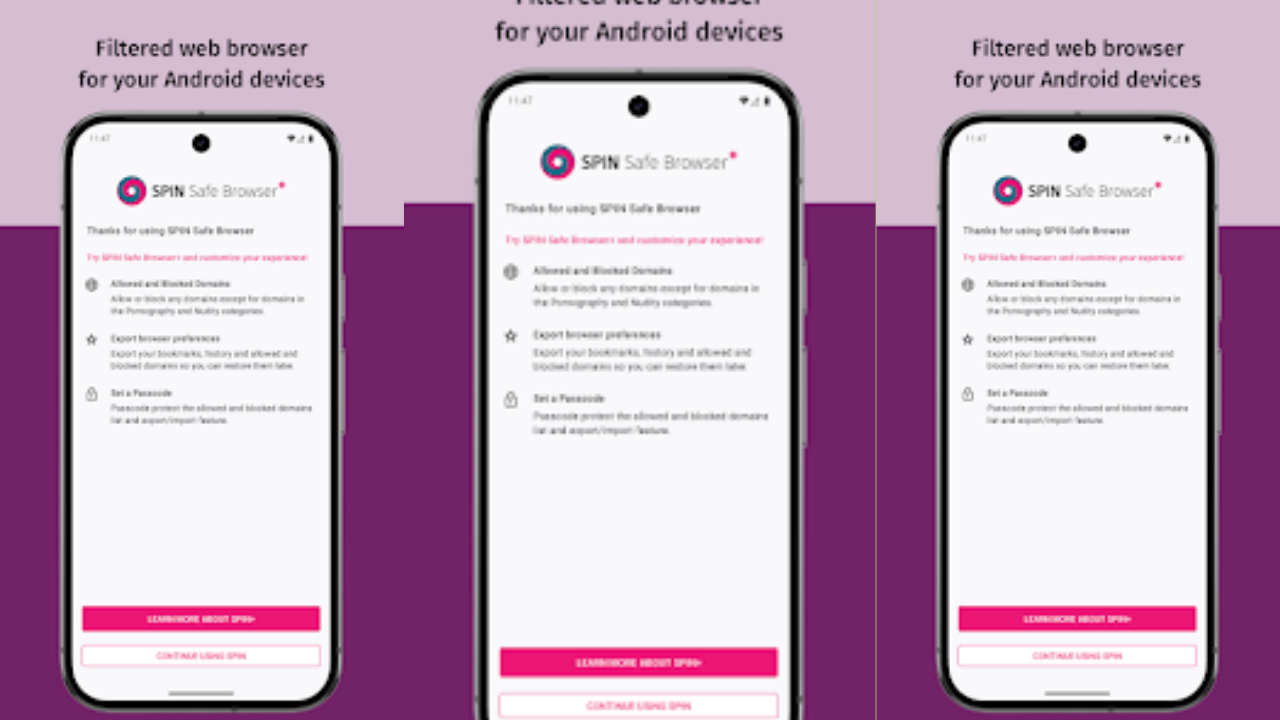 SPIN Safe Browser: Web Filter