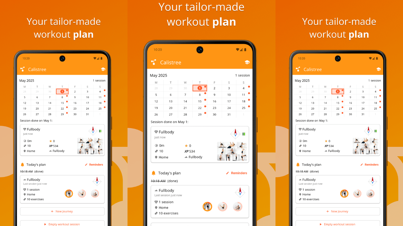 Calistree: home & gym workouts