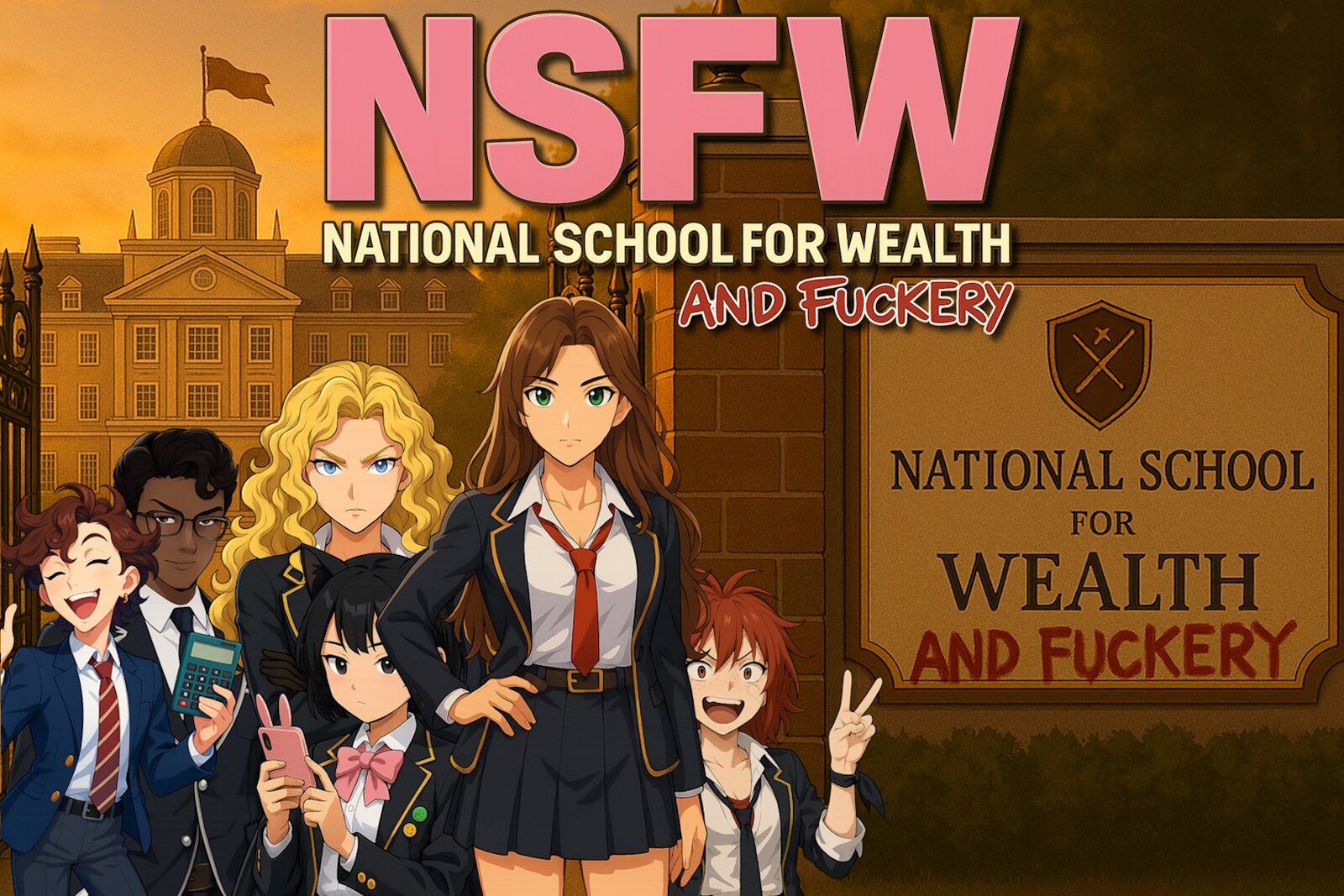 NSFW: National School for Wealth … and Fuckery