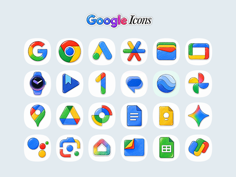 OneUi Doodle Icon Pack