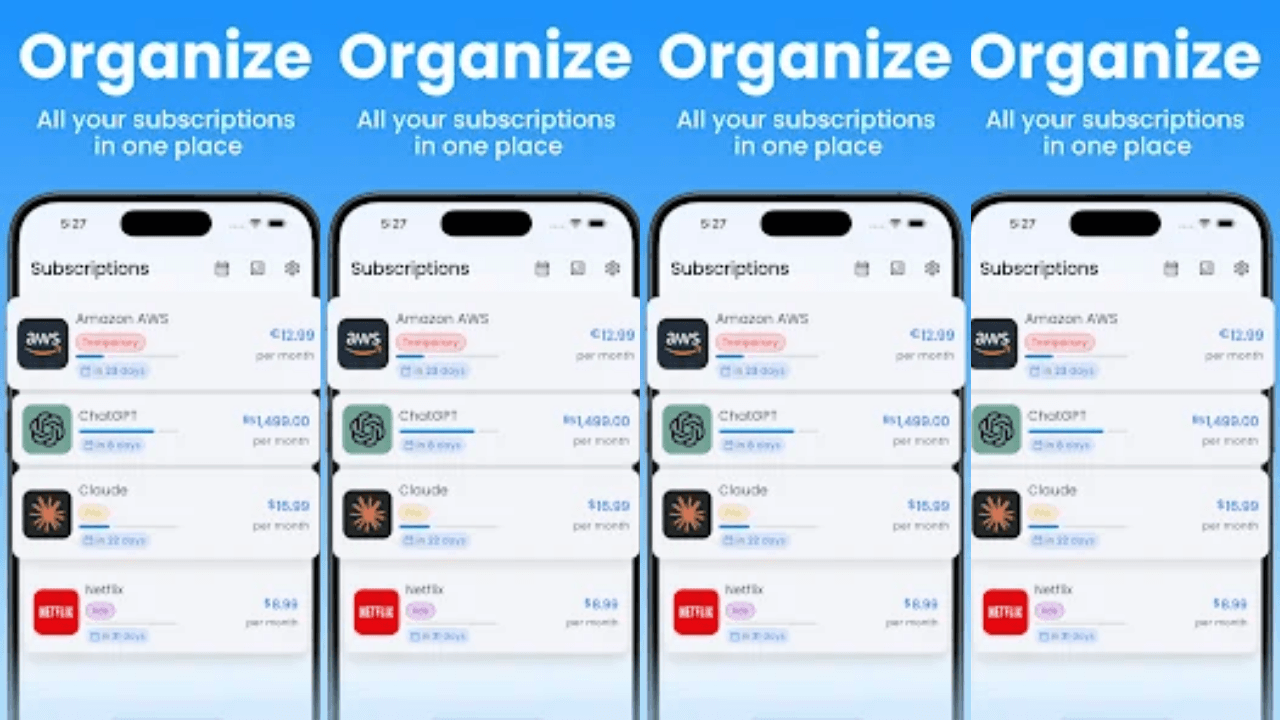 Subscription Tracker: SubFox