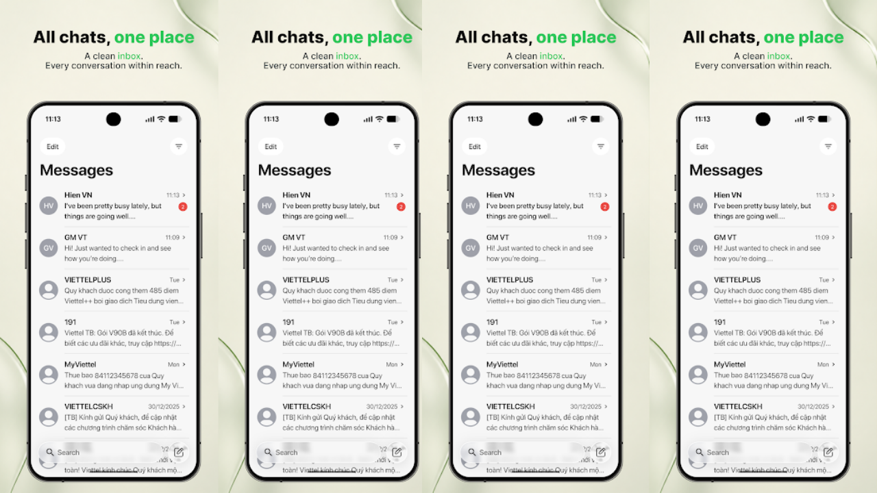 Liquid Messages – SMS/MMS OS26