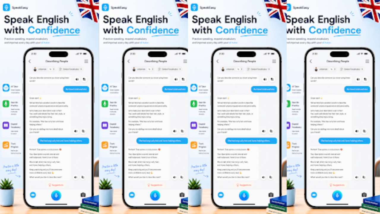 SpeakEasy: Learn English – AI