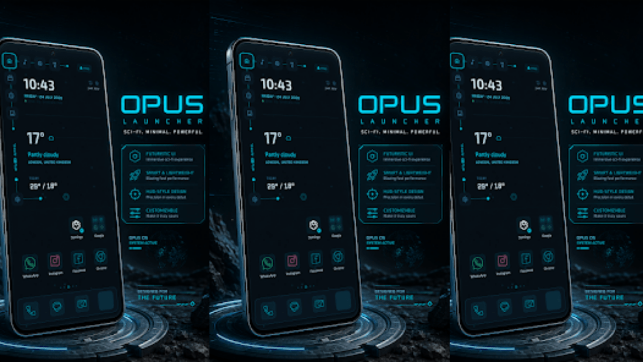 Opus Launcher Sci-Fi Themes