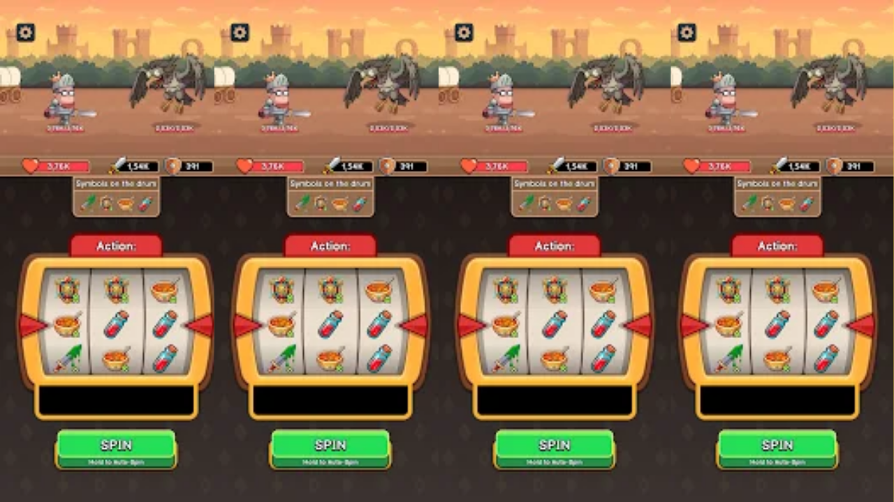 Lucky knight: spin idle rpg