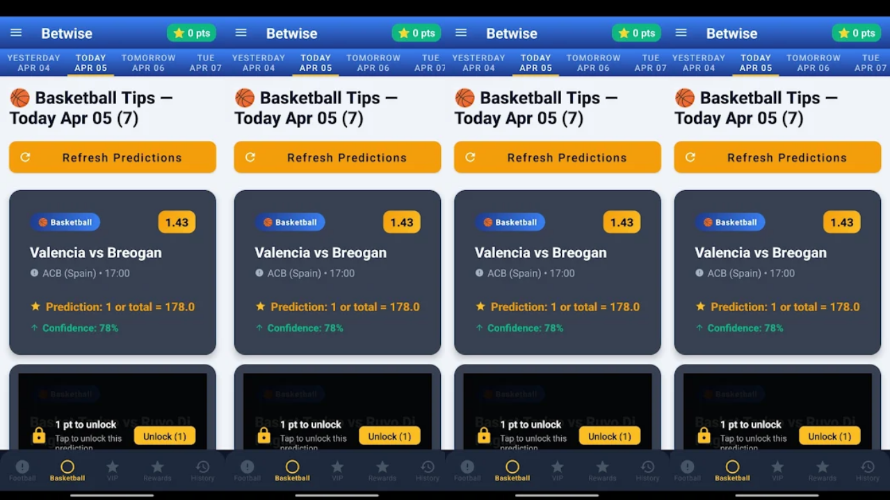 BetWise – Sports Predictions