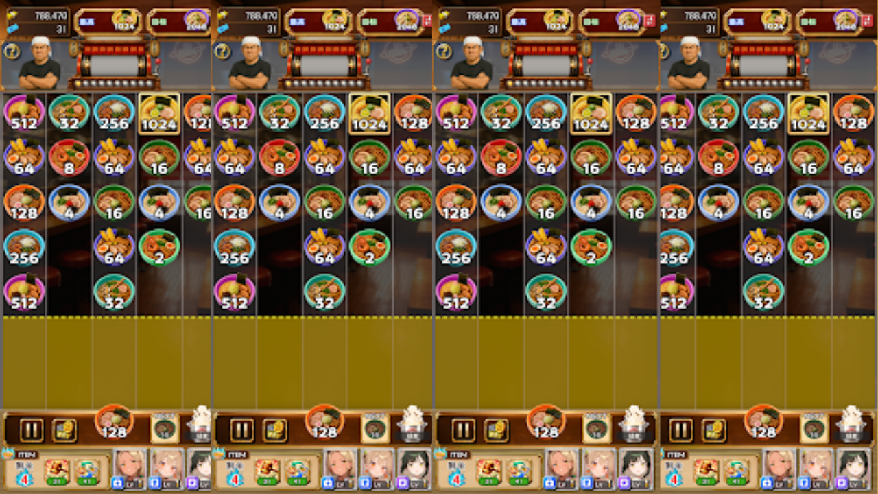 RAMUSU:Ramen Girls 2048 Puzzle