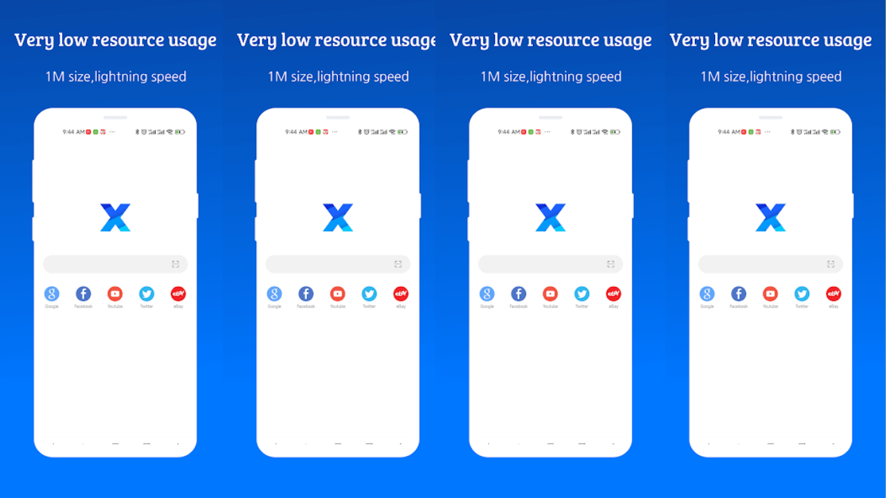 X Browser -Light & Super fast