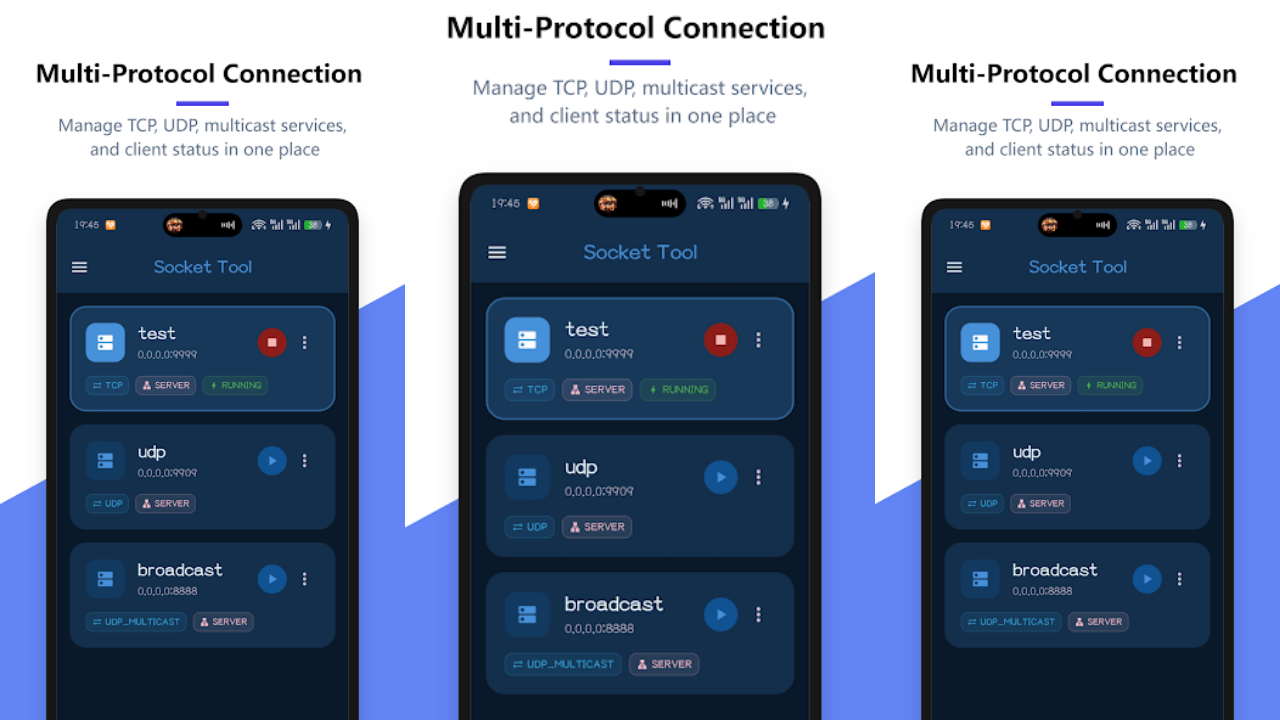 Socket Tool: TCP UDP WebSocket