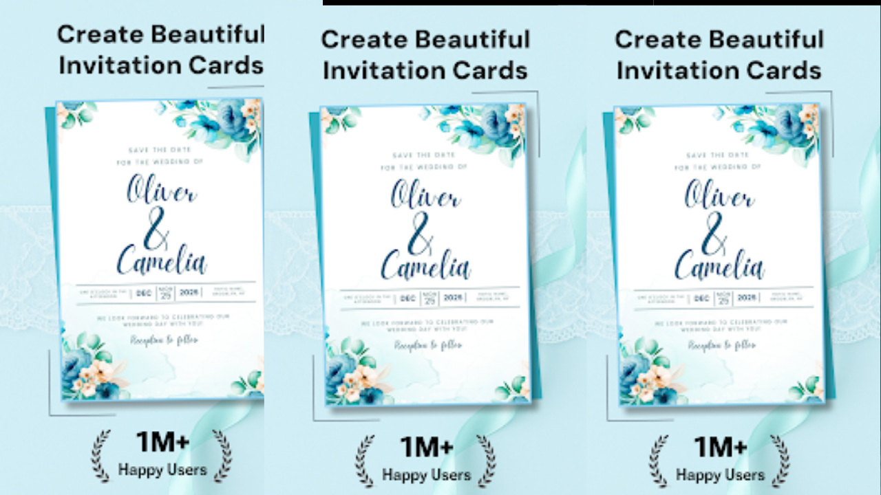 Invitation Card Maker + RSVP