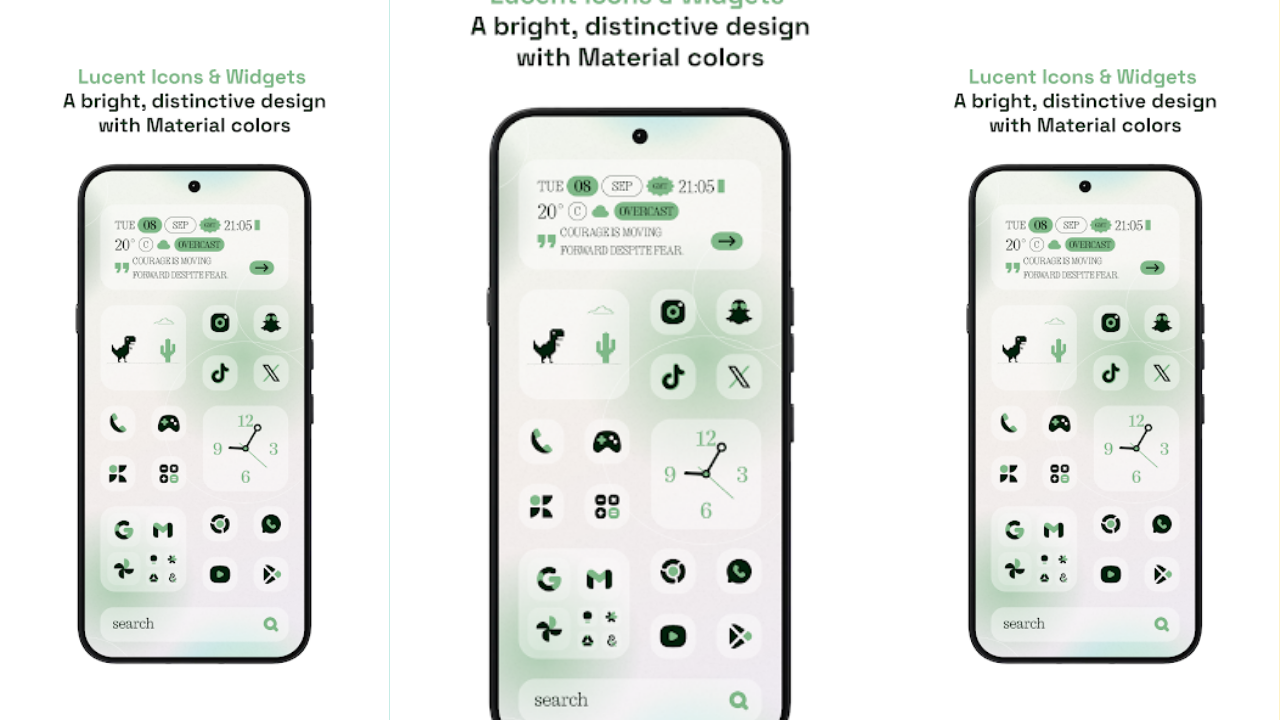 Lucent Icons and Widgets
